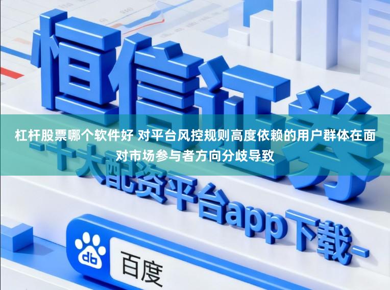 杠杆股票哪个软件好 对平台风控规则高度依赖的用户群体在面对市场参与者方向分歧导致